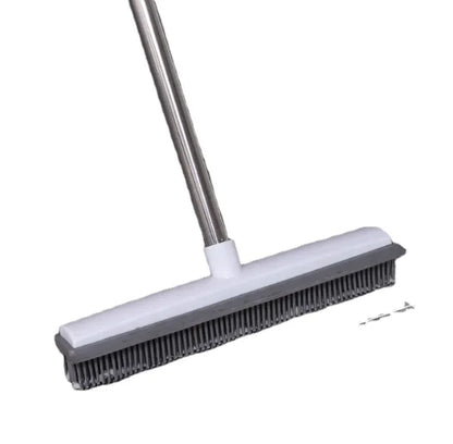 PawClean™ Rubber Broom – For Pet Hair &amp; Dirt