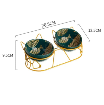 Château Whiskers™ Double Feeder