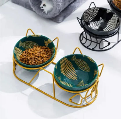 Château Whiskers™ Double Feeder