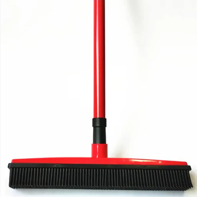 PawClean™ Rubber Broom – For Pet Hair &amp; Dirt